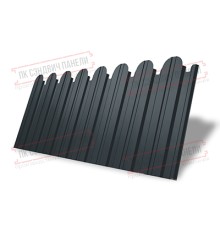 Профнастил фигурный С10 - 0,5 Окрас - Б, Rooftop Matte с пленкой RAL 7016.