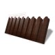 Профнастил фигурный С20 - 0,45 Окрас - А, Print Elite Choco Wood.
