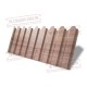 Профнастил фигурный С20 - 0,45 Окрас - А, Print Elite White Wood.