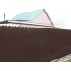 Профнастил фигурный C8 - 0,45 ПЭ в пленке RAL 8017 шоколад.