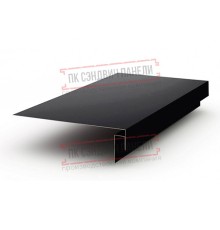 Планка карнизного свеса сложная 250х50х2000 Viking E-9005-0.5