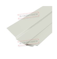 Планка ендовы верхняя 76х76х2000 Полиэстер Ral9002-0.45