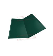 Планка ендовы нижняя 298х298х2000 Полиэстер Ral6005-0.45