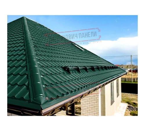 Планка конька круглого R110х2000 ПРМ-6005-0.5