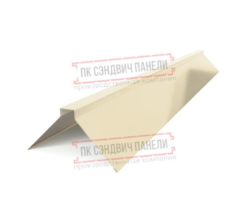 Планка конька плоского 150х150х2000 Norman ПЭ-1015-0.5