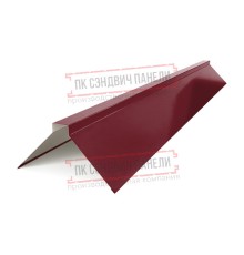 Планка конька плоского простая 115х115х2000 ПЭ-3005-0.45