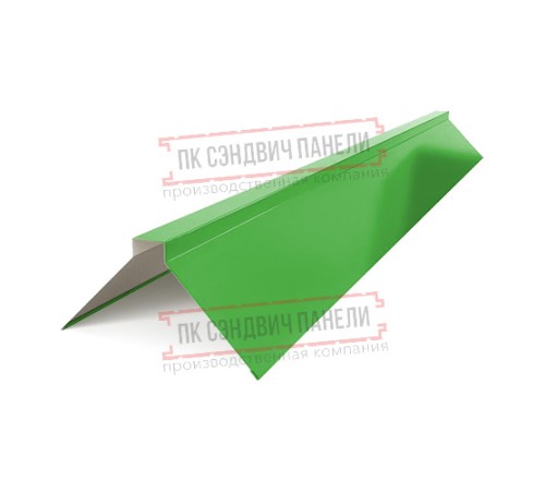 Планка конька плоского 150х150х2000 Norman ПЭ-6018-0.5