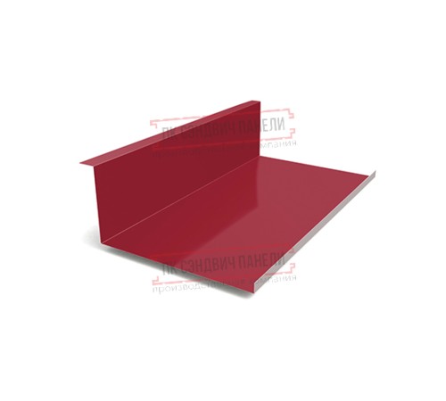 Планка примыкания нижняя 250х122х2000 ПЭ-3003-0.45