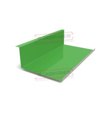 Планка примыкания нижняя 250х122х2000 Norman ПЭ-6018-0.5