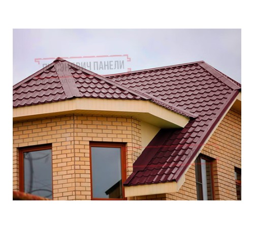 Планка примыкания верхняя 250х147х2000 ПЭ-3005-0.4