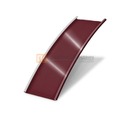Продольно гнутый фальц гладкий 0,45 RAL 3005 Drap