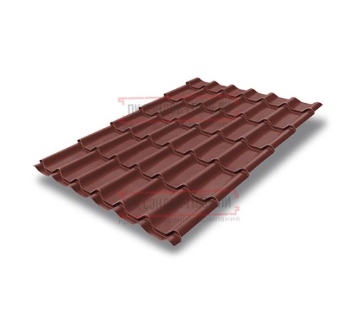 Металлочерепица Классик RR29 GreenCoat Pural-0,5