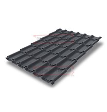 Металлочерепица классик плюс RAL7024 Quarzit lite-0.5