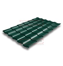 Металлочерепица Кредо RAL6005 Satin-0,5