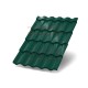 Металлочерепица Монтекристо-SL RAL6005 Viking E-0.5