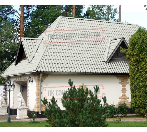 Металлочерепица Ламонтерра X RAL9002 Полиэстер-0.5