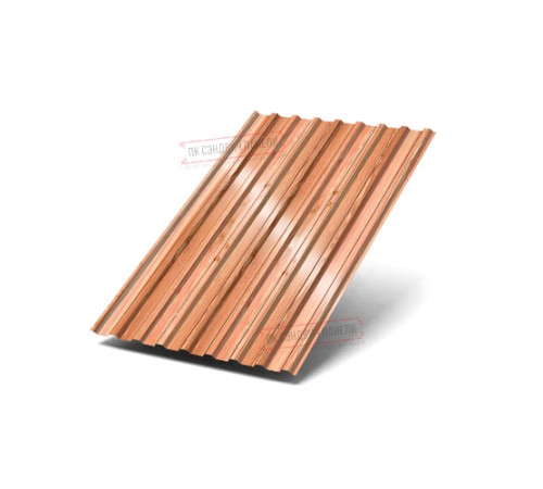 Профилированный лист МП20х1100 ECOSTEEL_T-Кедр-0.5
