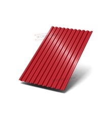 Профилированный лист C21х1000 Norman RAL3020-0.5