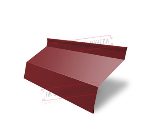 Ламель жалюзи Milan 0,5 Satin с пленкой RAL 3011 коричнево-красный