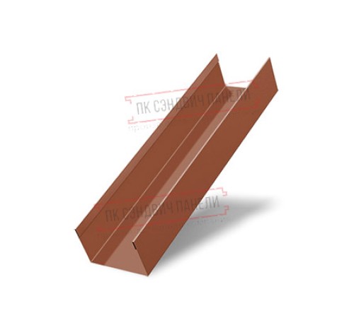 Стойка жалюзи Milan,Tokyo 0,5 PurLite Мatt RAL 8004 терракота