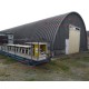 Профнастил H112ПГ-0.7, для бескаркасных ангаров, Полиэстер RAL 7024.